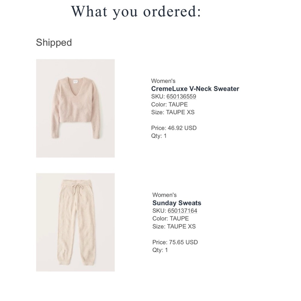 Like New Abercrombie Soft A&F Collection Matching… - image 8